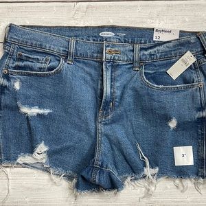 Old Navy Mid-Rise Boyfriend Denim Shorts